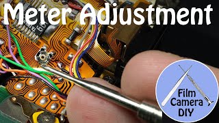 Canon AE1 Program  Meter Adjustment Tutorial  DIY 006 [upl. by Charteris]