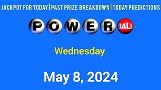 Powerball Jackpot For Wednesday May 8 2024 [upl. by Andris]