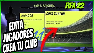 TRUCO ▶️ FIFA 22 ✅ Como JUGAR con mis JUGADORES CREADOS en MODO CARRERA Crea tu CLUB FÁCIL y RÁPIDO🚀 [upl. by Issej]