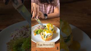 Baba Au Ruhm Goa  Croissant  Egg Benedict  Food Vlog goa travelvlog foodvlog [upl. by Kenimod]