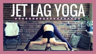 Yoga for Travel  Jet Lag Yoga to Stretch Your Entire Body [upl. by Dyann85]