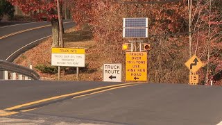 New warnings for trucks added along Laurel Run Road [upl. by Aral]