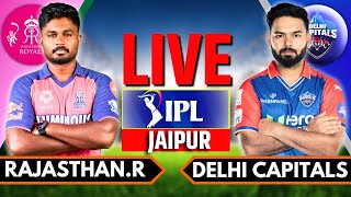 IPL 2024 Live RR vs DC Live Match  IPL Live Score amp Commentary  Rajasthan vs Delhi Live Inning 2 [upl. by Bliss]