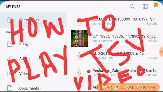 How to convert tsv to mp4 in android hindi [upl. by Enimzzaj]