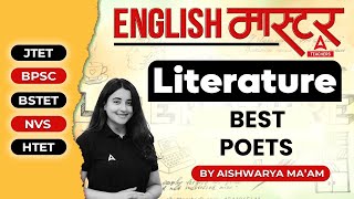 English Literature For All Teaching Exams 2024  Best Poets 2 By Aishwarya Puri [upl. by Tamra]