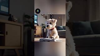 White puppy gets grounded 🤯 Ai Adaptation Audio fromGamerChadPlays [upl. by Casilde]