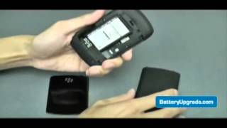 Blackberry Curve 8520  Extended Battery  Replacement instructions by BatteryUpgrade com [upl. by Gemmell430]