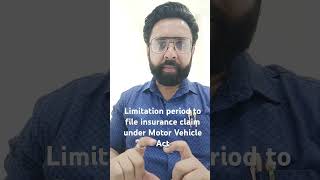 Limitation period to file an insurance policy claim under MV Act legalstudies legaleducation law [upl. by Aciras]