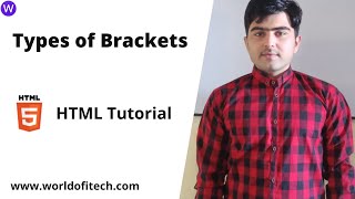 Types of Brackets  HTML Tutorial Step by Step [upl. by Marilin]