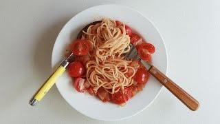 토마토 스파게티 home cooking cherry tomato spaghetti [upl. by Eiralam243]