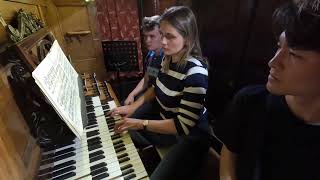 César Franck 2nd Choral  FlaviaMaria Fresen at the CavailléColl organ of St Sernin Toulouse [upl. by Mercier]