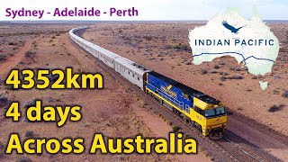 The Indian Pacific  Luxury coast to coast rail journey [upl. by Leviralc]