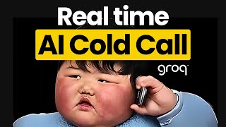 INSANELY Fast AI Cold Call Agent built w Groq [upl. by Linnie]