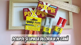 Lipirea decorului din lut polimeric pe cana Poxipol [upl. by Raynata480]