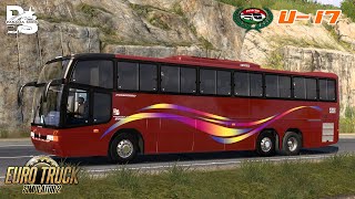 ETS2 Ex Unidad 17 de PANACHIF  MOD BUS  Marcopolo GV 1150  Mapa Rotas Brasil PANAMA SKINS© [upl. by Brunhild159]