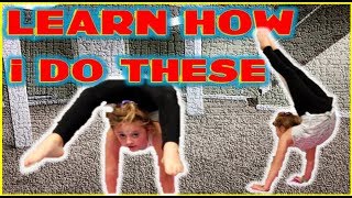 How To Do A Arched Handstand For Beginners  How To Do A Backbend into a Contortion Handstand [upl. by Enniroc]