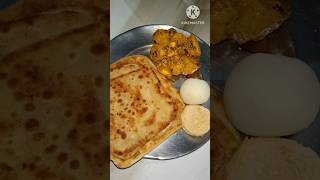 Malai Paratha recipe for breakfast  shorts Belarrannaghor [upl. by Gradeigh]