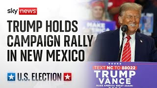 Trump holds campaign rally in New Mexico [upl. by Fromma140]