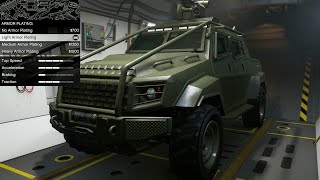 GTA 5  Past DLC Vehicle Customization  HVY Insurgent Pickup Custom Terradyne Gurkha [upl. by Soigroeg]