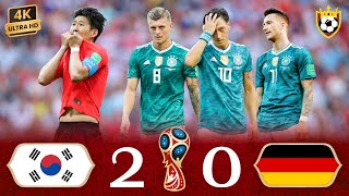 Korea shocks the world and knocks Germany out of the World Cup Group stage🤯● Full Highlights 🎞️  4K [upl. by Gabie]