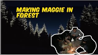 Making maggie in forest travel forest friends trending [upl. by Dnomde]