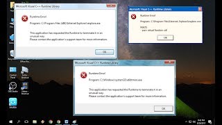 How to fix All Microsoft Visual C Runtime Library Errors 100 Works [upl. by Amy]