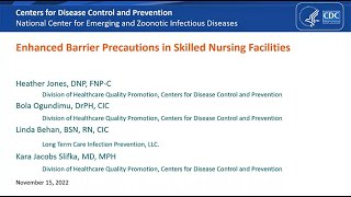 Implementation and Use of Enhanced Barrier Precautions in Nursing Homes [upl. by Atsylac]