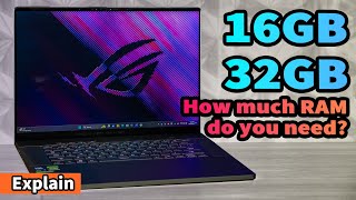 How much RAM should you get in 2024  16GB VS 32GB RAM [upl. by Naimed]