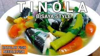 SIMPLENG TINOLANG ISDA BISAYA STYLE  HEALTHY PINOY DISH [upl. by Raynold918]