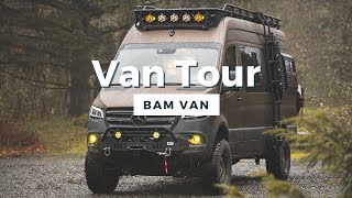 STUNNING Sprinter Conversion  This Van Has It All [upl. by Vanni]