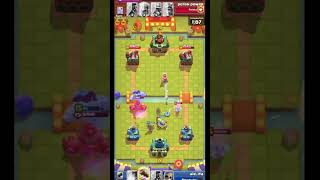 Difesa gran cavaliere evoluto  attivazione torre centrale col 26🤯😍clashroyale [upl. by Magena]