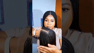 The best micro twist wig 💖 wig making tutorial on my channel twist wig fyp [upl. by Tuorah]