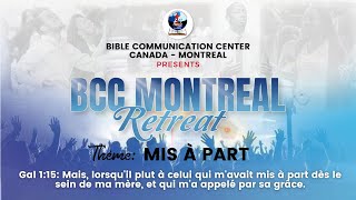 BCC MONTREAL PRAYER RETREAT DAY 2 PART 1 ON 19TH OCTOBER 2024 WITH MAMAN SPECIOSE [upl. by Collie535]