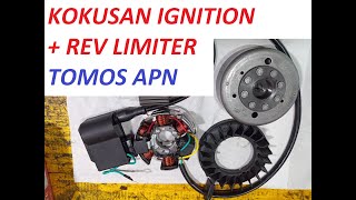 Kokusan ignition  rev limiter on Tomos APN [upl. by Aiam]