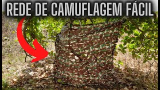 Método FÁCIL de como FAZER rede camuflada [upl. by Yellehs]