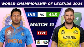 INDIA vs AUSTRALIA SEMIFINAL MATCH LIVE COMMENTARY IND vs AUS LIVE WORLD CHAMPIONS OF LEGENDS [upl. by Nabois]