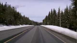 Crowsnest Pass to Sparwood Elkford British Columbia Driving Timelapse [upl. by Morse]