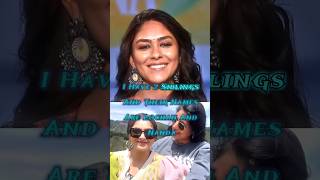 Mrunal Thakur🌻 Siblings💫  mrunalthakur  reels [upl. by Toinette958]