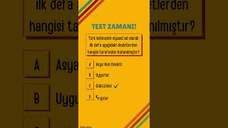 İslamiyet Öncesi Türk Tarihi 🎯  Kpss 2025 [upl. by Eylhsa]