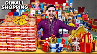 Diwali Shopping Worth ₹100000🔥  इतनी चीज़ें ख़रीद ली की सबको मजा आ गया  Crazy XYZ [upl. by Adnalay]