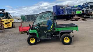 2015 John deere HPX 4x4 Gator 4x4 Utility Entered into Auction [upl. by Leinod]