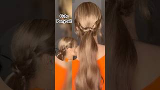 Cute easy hairstyle for medium amp long hair ✨hairstyles hair shortsvideo tiktok short [upl. by Maryann]