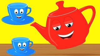 я маленький чайник  детские стихи  дети рифму  Am A Little Teapot Baby Rhymes Kids Songs [upl. by Sutton943]