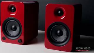 Kanto YU4 Gloss Red Powered Speakers Review  4K Video [upl. by Kcirederf]