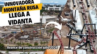 Vidanta World Avances julio 2024  Nueva montaña rusa innovadora llega a México [upl. by Gilberte]