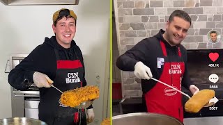 XXLKäsesticks vom TikTok Chefkoch  Kochen wie Burak 🧀 34 [upl. by Aerb]