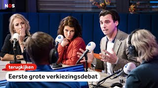 TERUGKIJKEN  Het verkiezingsdebat op NPO Radio 1 [upl. by Aeli]