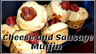 Cheese and Sausage Muffin  Muffin Recipe [upl. by Noxaj]