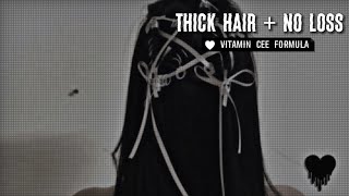 thick healthy hair  anti hair loss and thinning  subliminal [upl. by Ahsiet]