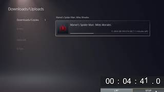 Downloading SpiderMan Miles Morales at 1000 Mbps PS5 Playstation 5 [upl. by Nadda]